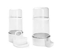 ZEPFJHE Bird - Dispensador automático de comida para jaula, bebedero automático, comedero para pájaros, comedero para pájaros y bebedero para jaula de loros