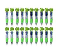 ZEPFJHE Bolígrafos retráctiles de 4 colores con diseño de pelota de fútbol, baloncesto, béisbol, diseño de bola, regalo para diversión diaria, herramienta de escritura