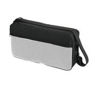 ZEPFJHE Bolsa de almacenamiento de bolas de pickleball, color negro y plateado, gran capacidad, organización de múltiples compartimentos, para equipos deportivos, correa de malla, bolsa de malla