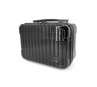 ZEPFJHE Bolsa de almacenamiento de policarbonato de carcasa rígida para UAV, protector de viaje, impermeable, resistente al desgaste, a prueba de golpes, funda de transporte, Black, Juego de equipaje