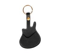 ZEPFJHE Bolsa de almacenamiento para púas de guitarra, práctico contenedor de textura de poliuretano, adecuado para almacenar guitarras portátiles para músicos, Black