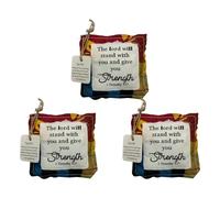 ZEPFJHE Bolsa de bendición inspiradora con motivos de cruces diseñada para reuniones de oración y bendición diaria de aliento