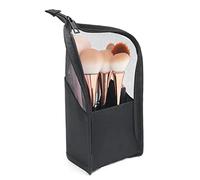 ZEPFJHE Bolsa para brochas de maquillaje de viaje con soporte transpirable para brochas de cosméticos para niñas, viajes, camping