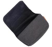 ZEPFJHE Bolsa para cámara de algodón y lino, resistente al agua y duradera, con forro de felpa para funda de cámara G9X G7X, Black, Juego de equipaje