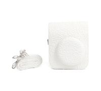 ZEPFJHE Bolsa portátil para cámara con correa ajustable para 12 cámaras, elegante y funda protectora para fotografía, Blanco encaje, Juego de equipaje
