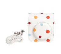 ZEPFJHE Bolsa portátil para cámara, pequeña funda para cámara, bolsa de hombro de poliuretano con patrón de moda para cámaras Mini12, como se describe, Juego de equipaje