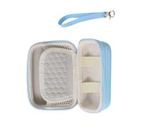 ZEPFJHE Bolsas de almacenamiento para cámaras, diseño fácil de transportar para cámaras, dispositivos, cables de carga, protecciones de auriculares, multifuncionales, Blue