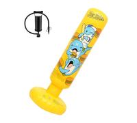 ZEPFJHE Bolso Boxeo para Niños con Fugas Toy Inflable Standing Boxing Bolse para Niños Ose del Patio Trasero con Bolsa Boxeo Inflable PVC para Niños