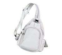 ZEPFJHE Bolso cruzado ergonómico con correa ajustable para mujer, mochila de nailon, uso casual, diseño de almacenamiento compacto, bolso de hombro para mujer, Khaki, One Size