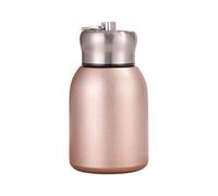 ZEPFJHE Botella térmica portátil portátil de acero inoxidable con tecnología avanzada de doble pared, aislamiento a prueba de fugas