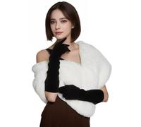 ZEPFJHE Bufanda de felpa suave y cálida, accesorio térmico para invierno, bufanda unisex para hombre y mujer, clima frío al aire libre