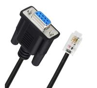 ZEPFJHE Cable de consola RS232 DB9pin a RJ9 4P4C de 180 cm para conexión de dispositivo de red, cable de red de transmisión rápida