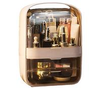 ZEPFJHE Caja organizadora de maquillaje delicada para niñas, mujeres, estudiantes universitarios, almacenamiento en el hogar