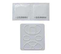 ZEPFJHE Calcomanías silenciosas para patas de patines de baja fricción, almohadillas redondeadas, bordes curvados, pegatinas deslizantes de repuesto para juegos