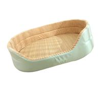 ZEPFJHE Cama cálida de felpa para perros de razas pequeñas a grandes, lavable y fácil de llevar, ideal para varias estaciones del año. Sofá para perros