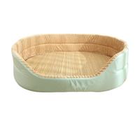 ZEPFJHE Cama cálida para mascotas, cojines de felpa suave para perros pequeños a grandes, cama cómoda y lavable para dormir para mascotas