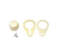 ZEPFJHE Carretes de pesca, mango izquierdo/derecho, tornillos de placa de bloqueo, cubiertas de tuercas, carretes de pesca, pieza de placa de bloqueo para cebo, cubierta de tuerca de tornillo y