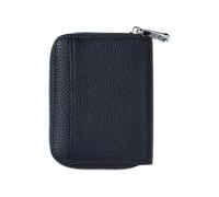 ZEPFJHE Cartera de color sólido con tarjetero, elegante funda corta de piel sintética para monedas pequeñas para cambio diario de piel sintética, carteras portátiles para mujer, Black, Mass Beauty