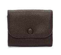 ZEPFJHE Cartera de estilo coreano, elegante monedero corto de piel sintética, monedero pequeño con soporte para todos los días, cambio de estilo coreano, elegante con soporte, café, Mass Beauty