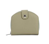 ZEPFJHE Cartera para mujer con tarjetero, monedero pequeño, elegante, color sólido, piel sintética corta, para cambio elegante, funda de tarjeta pequeña, color sólido, Green, Mass Beauty
