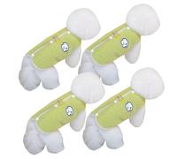 ZEPFJHE Chalecos de forro polar para perros que ofrecen una apertura trasera cálida y cómoda, fácil de llevar, para perros pequeños, uso al aire libre, ropa para perros pequeños