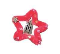 ZEPFJHE Clip de estrella Sweet Cool Girl de cinco puntas con diamantes de estrella para el pelo, clip para el pelo, accesorios para el cabello