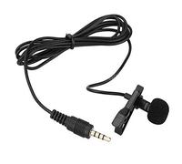 ZEPFJHE Clip de solapa compacto para micrófono y uso de auriculares para juegos, cable de 3,5 mm, adecuado para cámara de instrumentos musicales