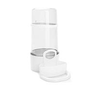 ZEPFJHE Comedero automático para pájaros, bebedor automático, cuenco de agua para pájaros, comedero para pájaros y bebedero para jaula de loros de mascotas