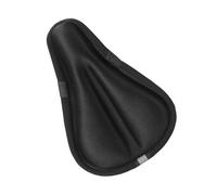 ZEPFJHE Cómoda funda de asiento de bicicleta de espuma viscoelástica con base antideslizante, detalles reflectantes, almohadilla de espuma viscoelástica transpirable para sillín de bicicleta