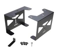 ZEPFJHE Consolas de metal para debajo del escritorio y controlador de gestión de juegos, organizador de escritorio de metal, solución limpia