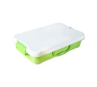 ZEPFJHE Contenedor sensorial portátil, bandeja de arena, caja de almacenamiento de juguetes apilable, caja organizadora de juguetes para preescolar, hogar, playa, uso portátil