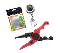 ZEPFJHE Cortador de línea de pesca multifuncional para quitar anzuelos, pinzas para labios de pesca, agarrador de pescado, controlador de abrazadera de boca de pescado