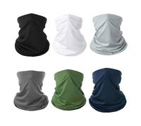 ZEPFJHE Cubierta protectora solar de tela para correr, esquí, viajes, ciclismo, cobertura solar para adultos, 6 veces transpirable, B, Talla única