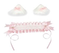 ZEPFJHE Diadema ajustable para el pelo de carnaval de Halloween, cómodas diademas de felpa para carnavales, Navidad y fiestas de disfraces, clip para el pelo con orejas de animales