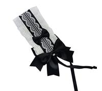 ZEPFJHE Diadema de animé de sirvienta, diadema de fiesta de cosplay, diadema de encaje con volantes para niñas, disfraz de bolas, diadema para el pelo para mujer