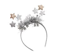 ZEPFJHE Diadema de Año Nuevo, accesorios para fotos, diadema divertida, para fiesta, karaoke, fiesta, aro para el pelo, estrella de Navidad para Navidad, escenario, diademas para niños a granel