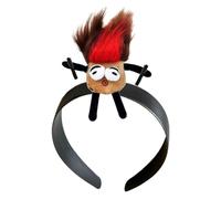 ZEPFJHE Diadema de dibujos animados, divertida diadema trenzada para el pelo, horquilla para fiesta, cosplay, tocado, joyería