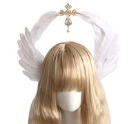 ZEPFJHE Diadema gótica virgen para mujer, accesorios para el cabello para pasarelas
