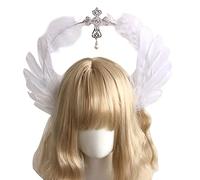 ZEPFJHE Diadema gótica virgen para mujer, accesorios para el cabello para pasarelas