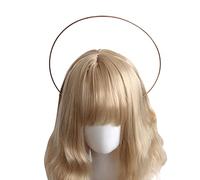 ZEPFJHE Diadema gótica virgen para mujer, accesorios para el cabello para pasarelas