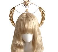 ZEPFJHE Diadema gótica virgen para mujer, accesorios para el cabello para pasarelas