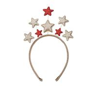 ZEPFJHE Diadema unisex con forma de estrella de cinco puntas para adultos y niños, para fiestas de Año Nuevo