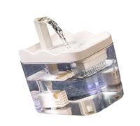 ZEPFJHE Dispensador de agua automático y silencioso, filtro de circulación para mascotas, gatos, gran capacidad, fácil mantenimiento, fuente silenciosa