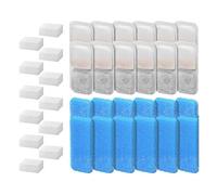 ZEPFJHE Dispensador de agua de repuesto para gatos/perros que promueve una mejor bebida, paquete de 8/12/16 filtro que hace que el agua sea más saludable para gatos