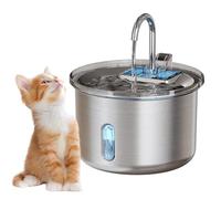 ZEPFJHE Dispensador de agua para mascotas de bajo ruido para gatos y perros, fuente automática con gran capacidad, fuente de agua de bajo ruido para gatos