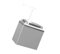 ZEPFJHE Dispensador de salsa de acero inoxidable de gran capacidad, mecanismo de prensa manual, contenedor de salsa de tomate eficiente control de líquidos, dispensador de salsa de cocina comercial