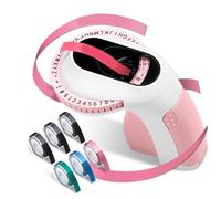 ZEPFJHE Dispositivo de etiquetado portátil en relieve fácil de usar, etiqueta de mano para manualidades y etiquetado, dispositivo portátil, máquina de etiquetado de mano para manualidades