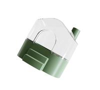 ZEPFJHE Durabilidad ABS para hámster de arena para baño de hámster, accesorios higiénicos para limpieza, juego y relajación, hábitat de animales pequeños, casa de baño de arena