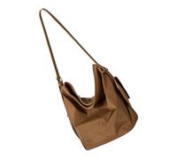 ZEPFJHE Elegante bolso cruzado con correa de cadena, bolso de hombro de poliuretano para mujer, ligero, ajustable, con múltiples bolsillos, Black