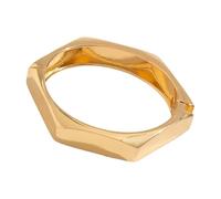 ZEPFJHE Elegante brazalete abierto con perlas y acento de metal, elegante adorno para un estilo elegante y elegante joyería de oficina de moda, talla única, como se describe